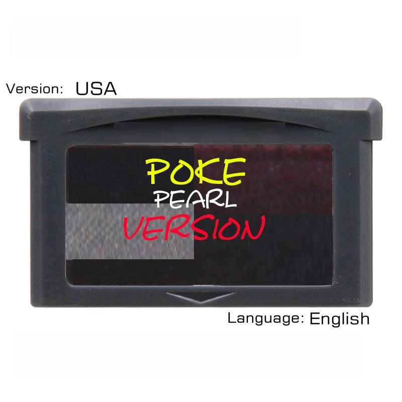 Poke Pearl 32 бит видео Cartidge консольная Карта США версия Язык Английский