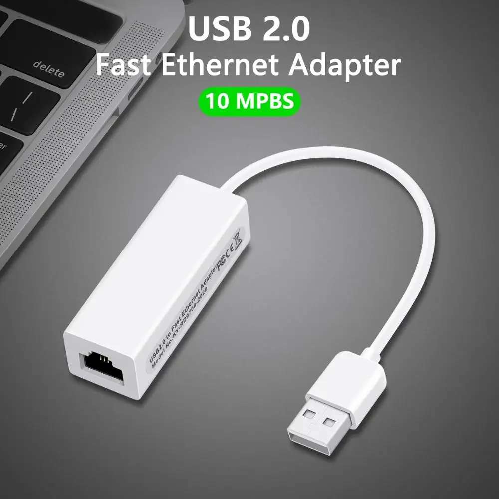 Внешняя USB Проводная Ethernet Сетевая карта адаптер к RJ45 Lan для Windows 7/8/10/XP RD9700 Win