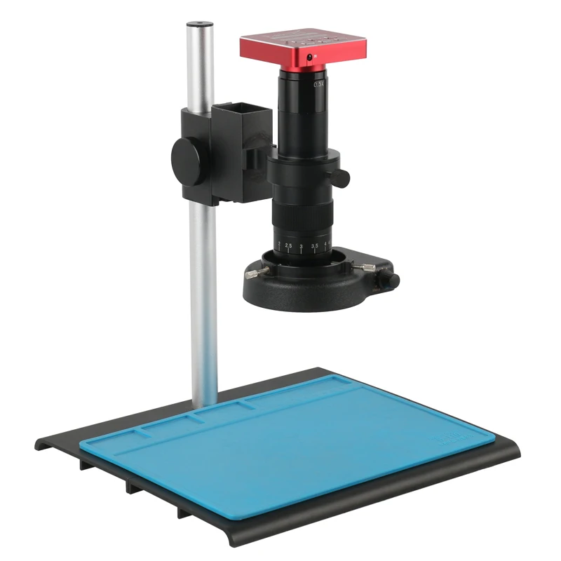 FHD 37MP 1080P Industrial Electronic Digital Video Microscope Camera 300X 180X C mount Lens 56 LED Light For Phone PCB Repair |