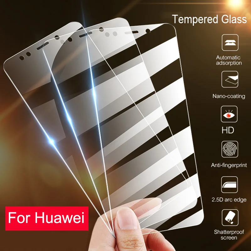 RDCY высококачественное закаленное стекло для huawei Honor 8X8 S 9X Pro 10 Lite 8A 20i 10i 20 Pro Honor 9 lite 7A DUA L22 AUM L29 7C
