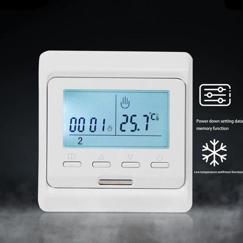 16A 230V LCD Programmable Warm Floor Heating Room Thermostat  Thermoregulator Temperature Controller Manual Mechanical