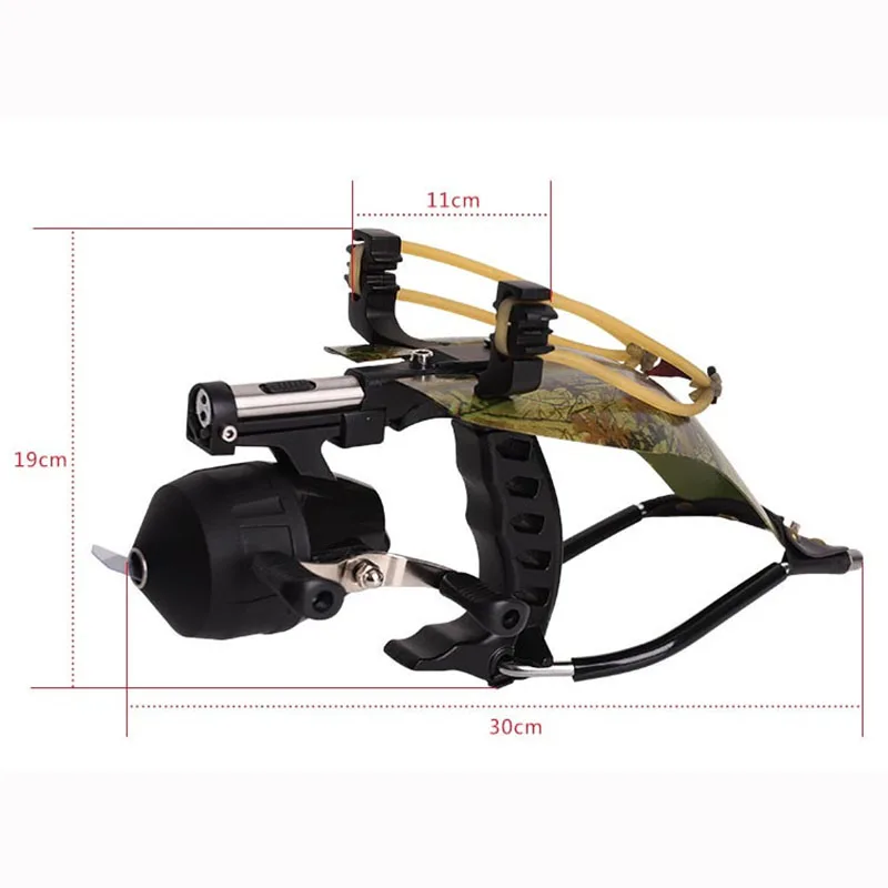 Qualidade de Pesca Dardo a Laser ao ar Slingshot com Carretel de Pesca Alta Conjunto Livre Poderoso Slingshot Caça Catapult Tiro Terno 5 Arco e flecha