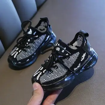 

Children Casual Shoes for Boys Kids Girls Sneakers Breathable Anti-Slip Plaid Print Shoes Toddler Soft Soled Shoes