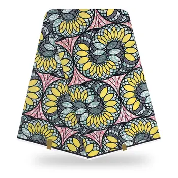 

3 yards of african fabric print african ankara fabric wholesale for women dress wax 2019 high quality real wax