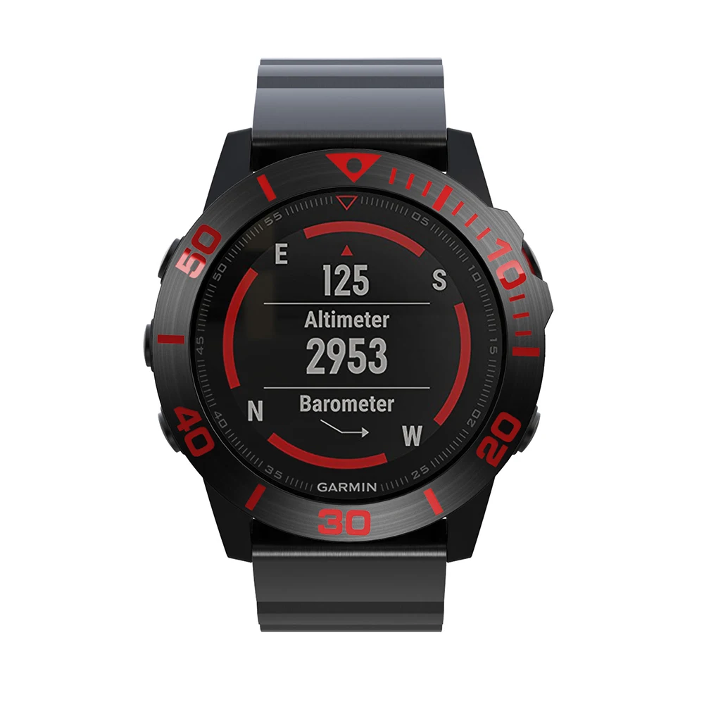 Металлический ободок для часов Garmin Fenix 5X Смарт-часы скорость/время кольцо клейкий чехол из нержавеющей стали крышка для Fenix5X рамка