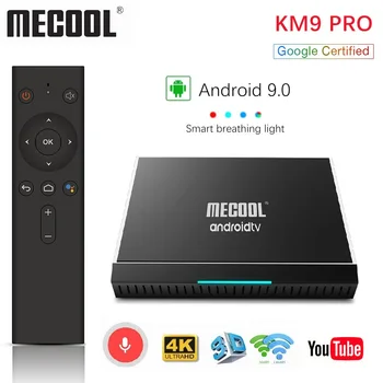 

Mecool KM9 Pro Classic Android 9.0 WiFi TV Box Amlogic S905X2 2G RAM 16G ROM 2.4G 4K Google Certified Media Player Console