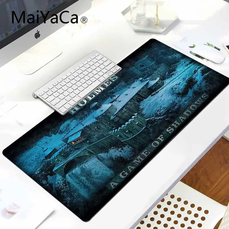 LockEdge 30X90cm Игровой коврик для мыши MaiYaCa I am Sherlock Holmes с клавиатурой, Комфортный коврик для мыши, игровой коврик для мыши - Цвет: LockEdge 30X90cm