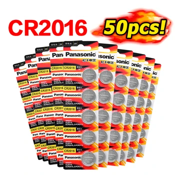 

50 PCS original brand for PANASONIC cr2016 BR2016 DL2016 LM2016 KCR2016 ECR2016 3v button cell coin lithium batteries for watch