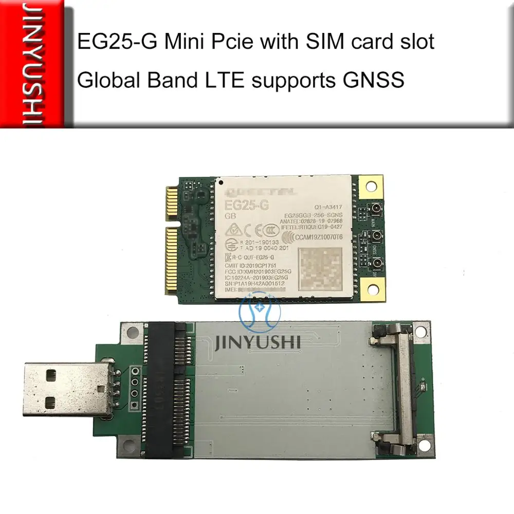 Адаптер EG25 G MINI PCIE + Global Band LTE поддерживает GNSS DFOTA * eCall и DTMF совместим с модулем