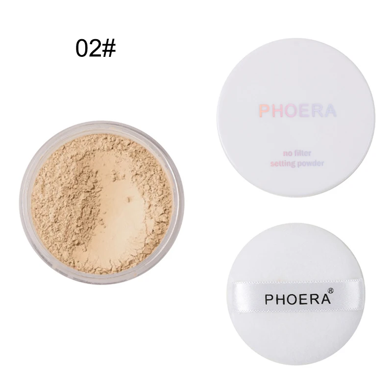02 Cool Beige Новая рассыпчатая пудра полупрозрачная гладкая установка контроль масла основа макияж CLA88 - Цвет: 02 Cool Beige