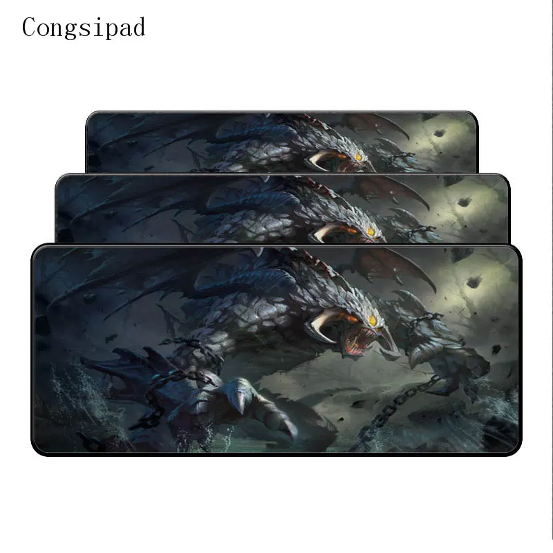 900*400*2mm DOTA 2 Boys Love Game Customized Speed Version Large Gaming Locking Edge Mouse Keyboard