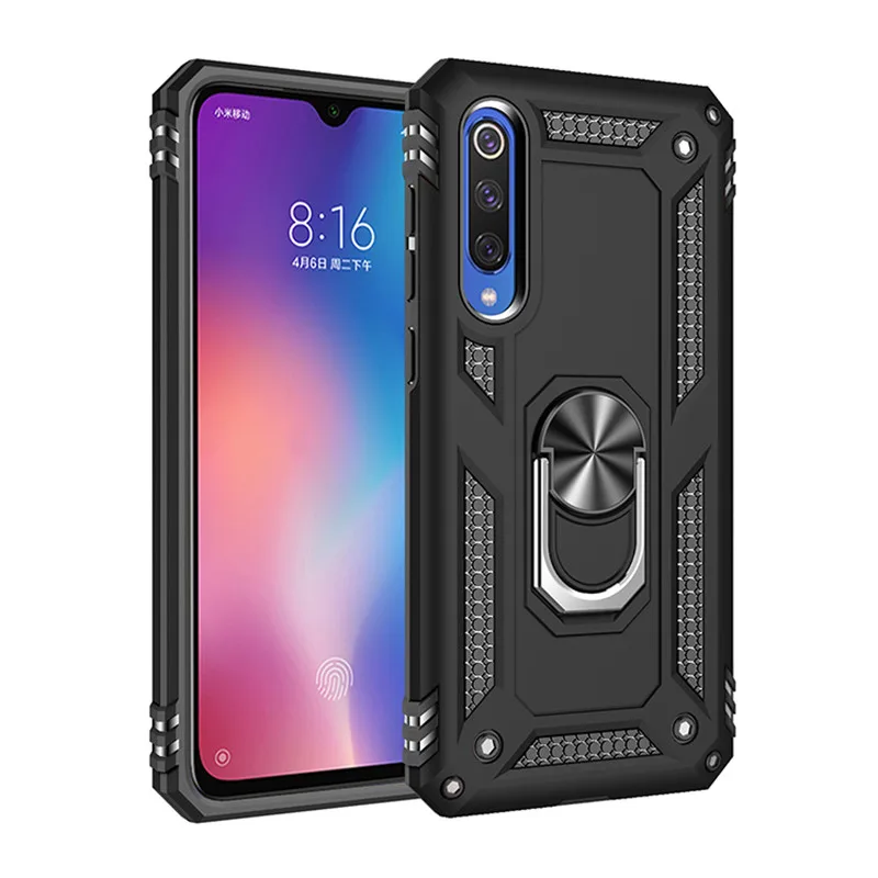 Per Xiaomi Mi 9 Se Custodia Magnete Anello Per Auto Supporto Per Supporto Per Xiaomi Mi 9 Lite Custodia Xiomi Mi 9 Se Mi9 Mi9Se Funda Coque Capa