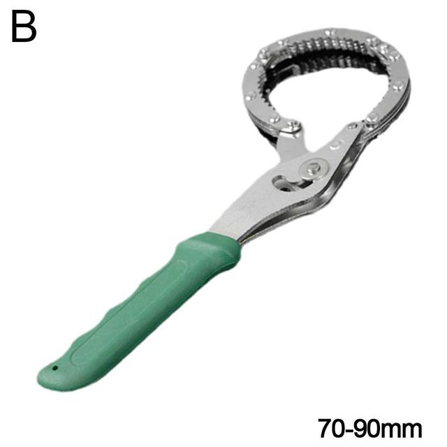 Motorcycle Oil Filter Wrench light flexible Handle Remover Adjustable Portable Tool range 60mm-75mm Universal keys For SUV