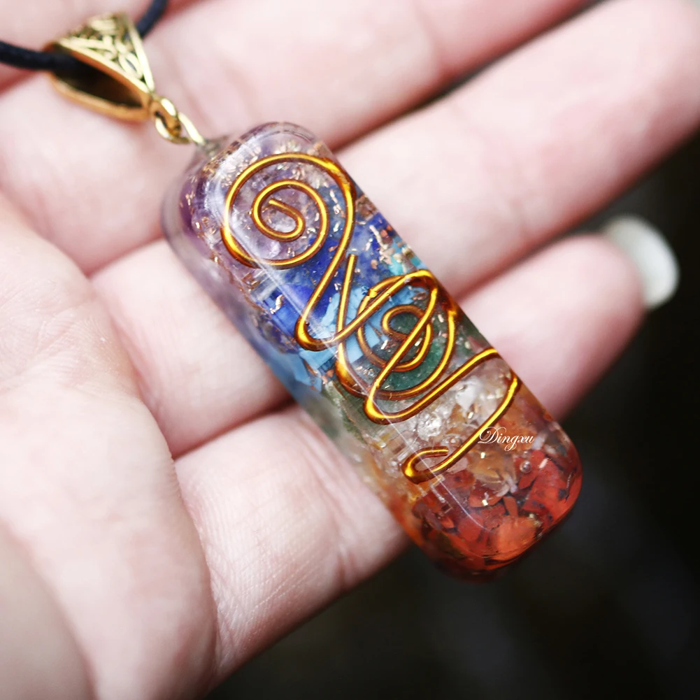 Chakra Orgone Pendant Necklace Pendant Healing Energy Orgon Natural chakra-orgone-pendant-necklace-pendant-healing-energy-orgon-natural