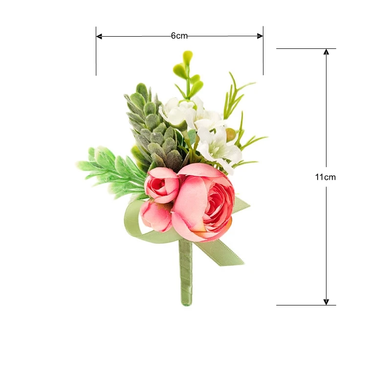 boutonniere wedding accessories brooch flowers corsage groom pin (14)