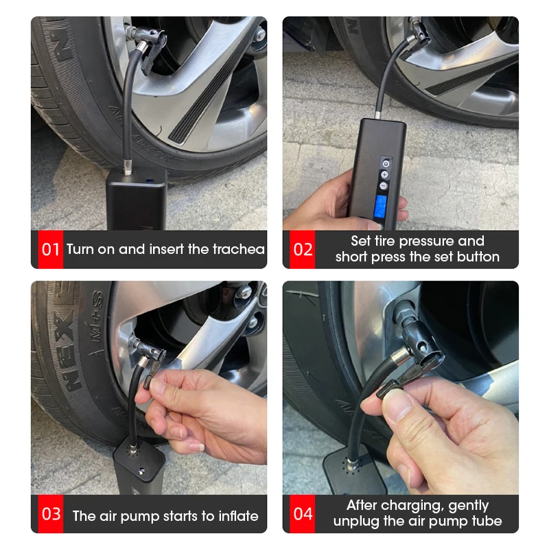 ������ ���� ����, �޴�� �ڵ��� �����, ���� Ÿ�̾� ��â��, ���� ���Ա�, �ڵ��� ������ Ÿ�̾� ��, 12V, 150PSI, 4000mAh