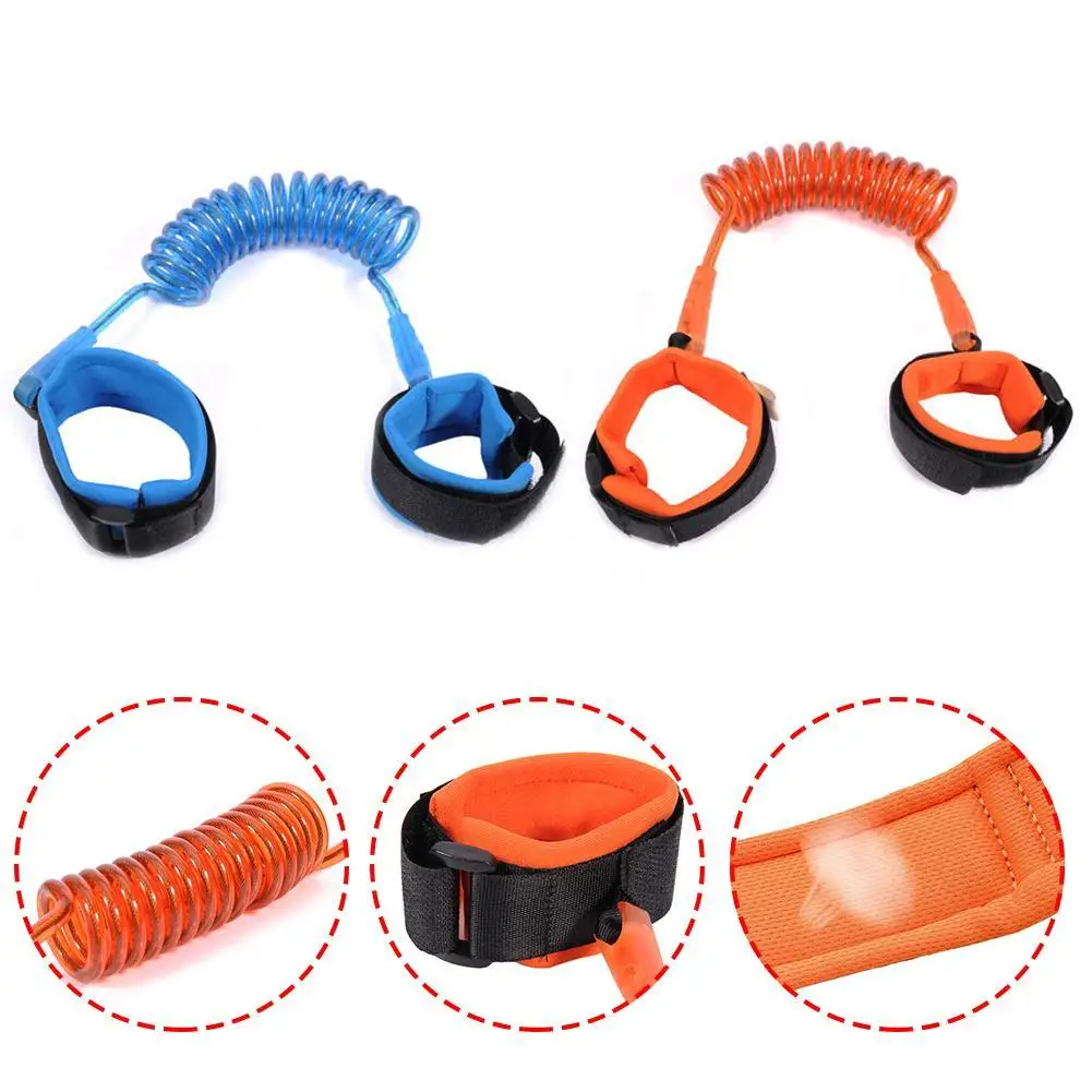 Most Popular Toddler Kids Baby Safety Walking Harness Anti-lost Strap Wrist Leash Children Hand Belt Rope Length