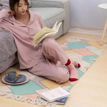 

Contracted Decorative Mat Multi Size Home Floor Sofa Cotton Carpet Carpet Nordic Style Hill Living Room Kitchen Decoration