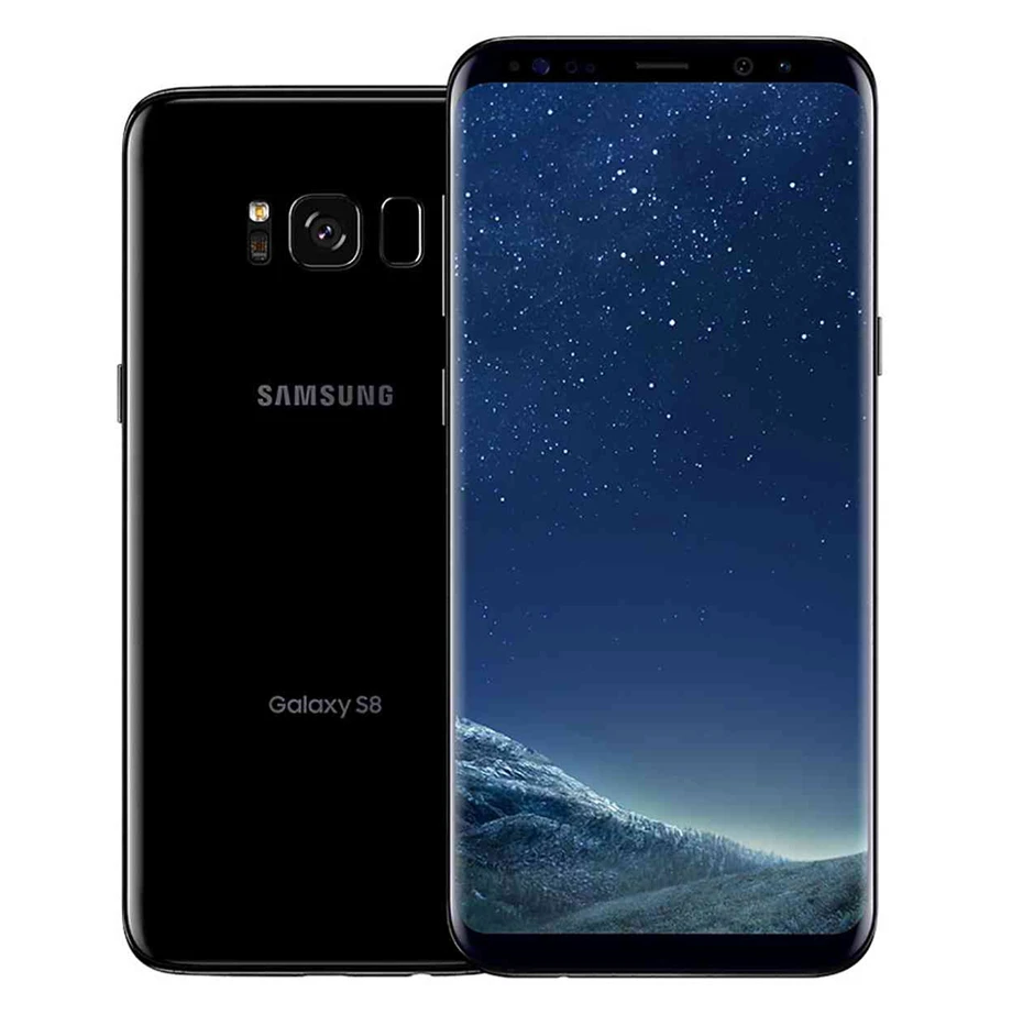Samsung Galaxy S8 G950U/G950F 4G LTE Android мобильный телефон Восьмиядерный 5," 12 МП и 8 Мп ram 4 Гб rom NFC водонепроницаемый