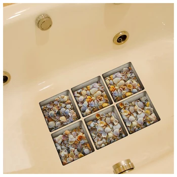 

New Colorful Antislip Bath Tub Tattoos Tub Stickers Tub Decals Tub Appliques (Shell)