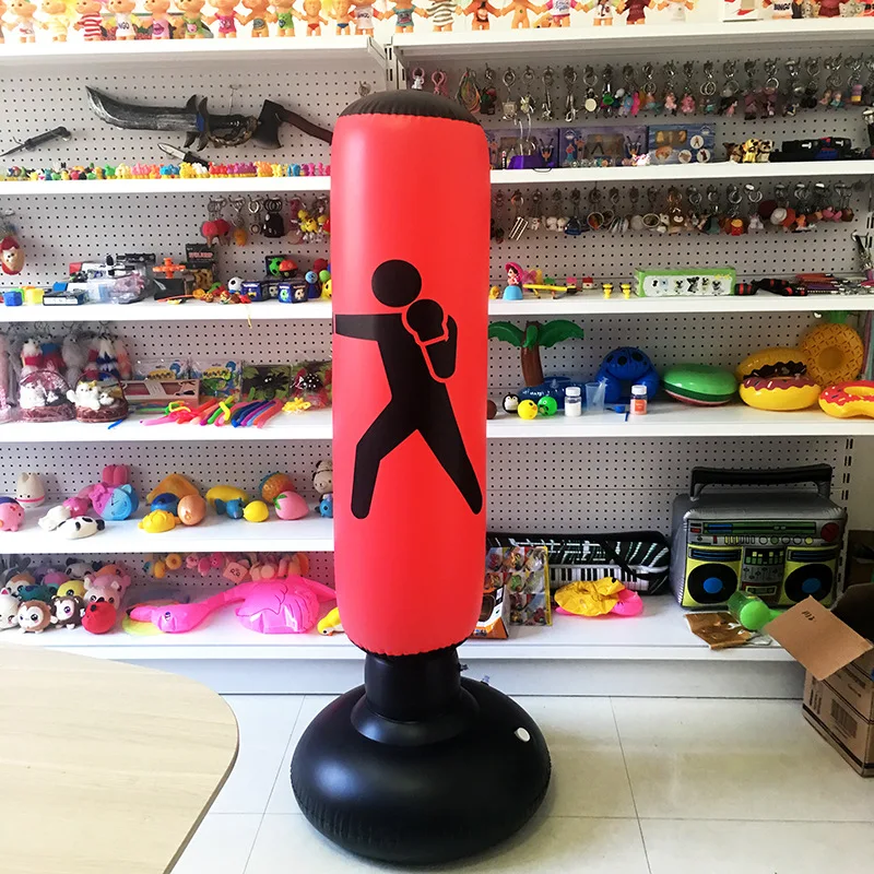 Надувная Колонка для фитнеса и бокса, ПВХ толстый стакан, боксерская Колонка высотой 1,6 метров