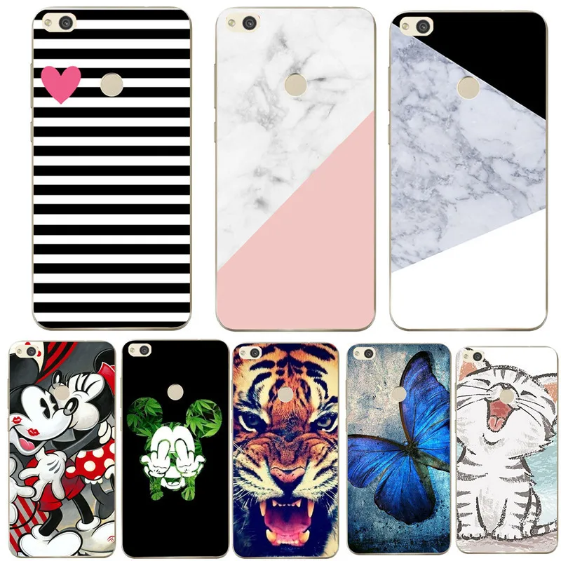 For Cover Huawei P20 Lite Case Silicon Back on for P9 Mini P Smart P10 P8 2017 Capa Luxury Phone Cases | Мобильные телефоны и