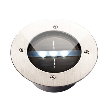 

Solar Lamps 3 Led Out Lighting Solar Power 3 Led Buried Lamp Light Outdoor Path Way Garden Underground Decking