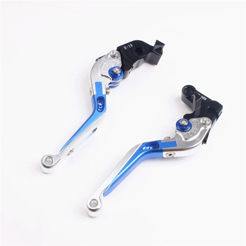 

CNC Aluminum Extendable Folding Brake Clutch Lever For Yamaha YZF R1 1999 2000 2001 Blue