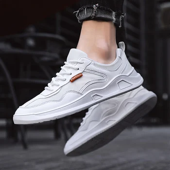 

Men's mesh Casual Shoes lace up Classic Fashion Male Lace Up breathable Flats White Men Krasovki Breathable Tenis Masculino