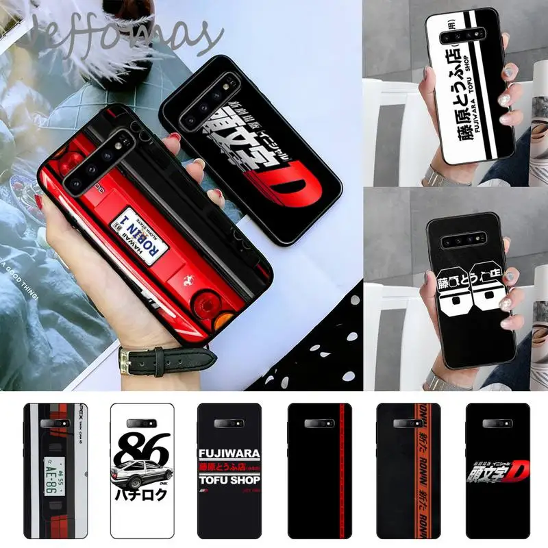

Initial D AE86 Phone Case For Samsung Galaxy S8 S9 S10 Plus S10E Note 3 4 5 6 7 8 9 10 Pro Lite cover