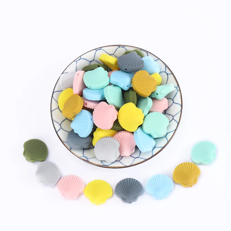 

New 7 Colors 5Pcs/Lot Safe Silicone Beads for Baby Infant DIY Teether Pacifier Chain Accesories Bbay Chew Toy Jewelry BPA Free