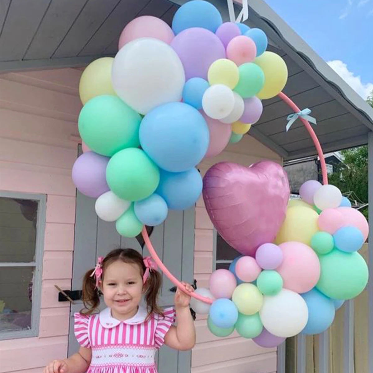 Balloon Circle Arch Balloon Holder Stand Support for Birthday Wedding Party Decorations Baby Shower Balloon Column Accessories