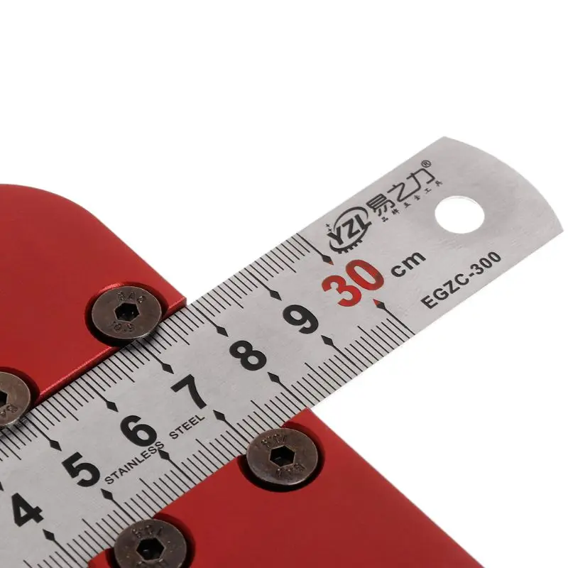 45 Degree Scriber Round Center Line Drawing Ruler Gauge Carpenter Layout Tools 94PC