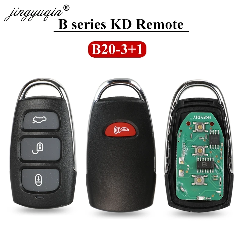 Jingyuqin B20 4 кнопки KD Keydiy удаленный ключ для KD900 URG200 kdbox мини машина универсальный