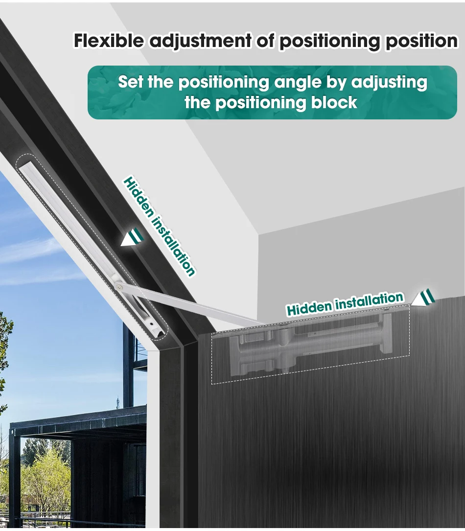 Black-color-6303-Marie-buffer-door-closer-Home-hydraulic-door-spring-automatically-close-the-artifact-positioning-40KG-65kg_07