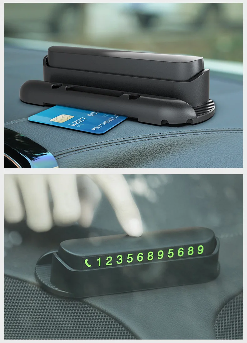 AOSHIKE Универсальный Автомобильный держатель для телефона с карточка с телефоном для временной парковки номерная табличка телефонный номер парковочный стоп аксессуары