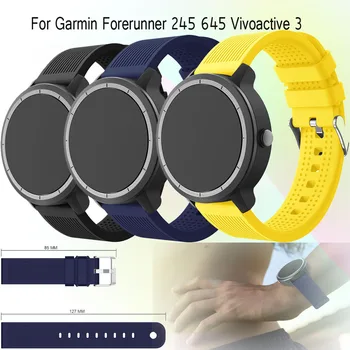 

Silicone Band Wrist strap For Garmin vivoactive 3 Forerunner 645 Replacement Watchband Strap For Garmin vivoactive3 Wristband