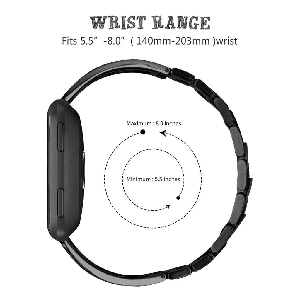 Для Носимых устройств замена Браслет из нержавеющей стали ремешок для fitbit versa/versa Lite покупка smartwatch