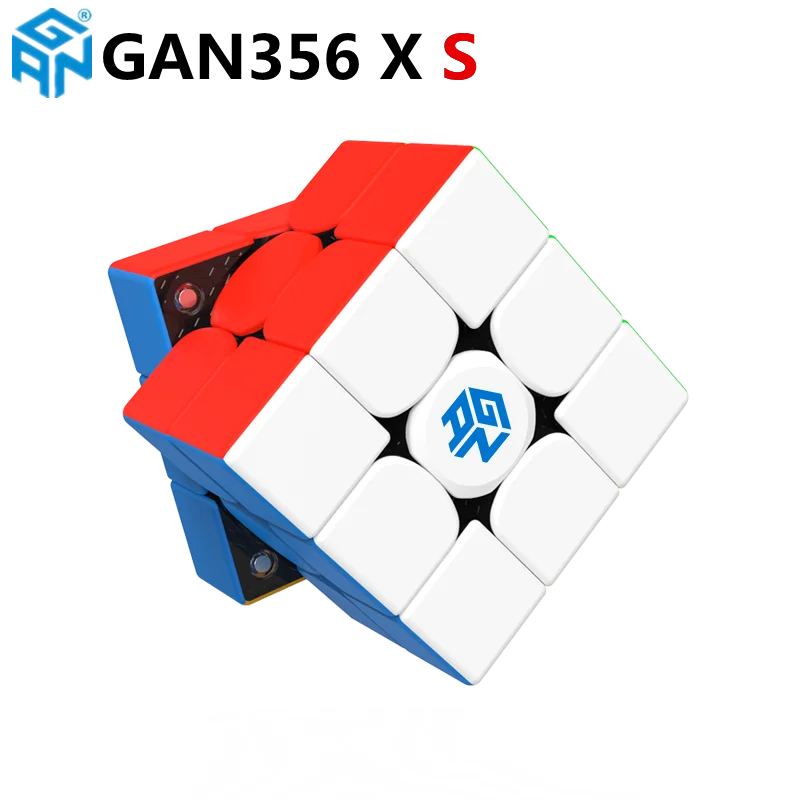 GAN356 X S Magnetic Speed Cube 3x3x3 Professional Magnets Magic Puzzle Cubes GAN356X - Цвет: gan356 x s stickerle