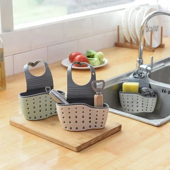

Kitchen Sink Rack Organizer Shelf Sponge Soap Drain Rack Hanging Cleaning Cloth Holder Bathroom Storage Organizer Accessories