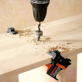 

Multifunctional 90 Degree Right Angle Clamp Fixing Clips Mitre Clamps Corner Holder Woodworking Positioning Tool