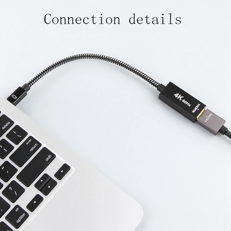 4K 60hzmini Дисплей порт кабель DP-HDMI адаптер «Папа-мама» мини дисплей порт для Macbook Air 13 Surface Pro 4