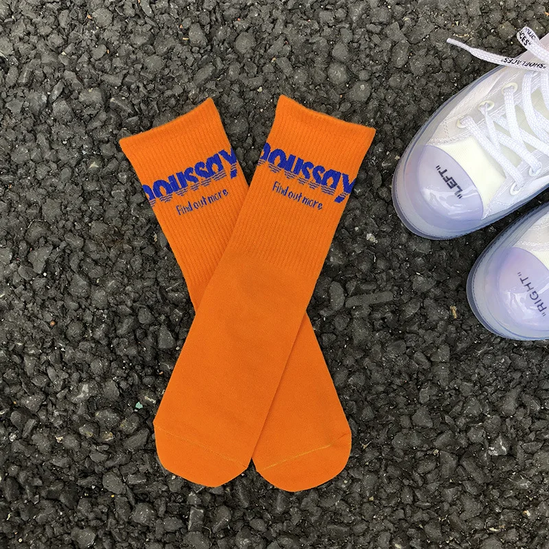 Носки с надписью Happy Compression для мужчин, для влюбленных, хлопковые носки, теплые, крутые, корейские, японские, забавные, новинка, повседневная, модная уличная одежда - Цвет: 3