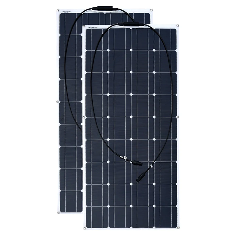 Зимний камуфляж Xinpuguang 18v 100W Панели солнечные+ 10A контроллер монокристаллического клетки для 12V Батарея Мощность Зарядное устройство домашний солнечный модуль Системы - Цвет: Зимний камуфляж
