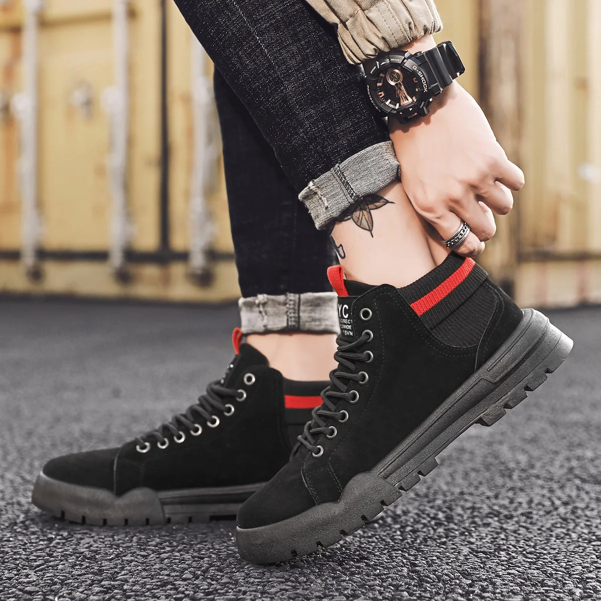 Модные хлопковые ботинки martin; мужские зимние кроссовки; Bota Coturnos Masculino; Мужская обувь; повседневные мужские теплые удобные рабочие ботинки