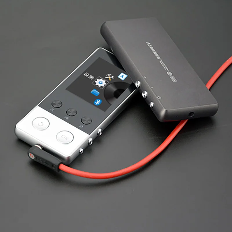 Bluetooth металлический MP3-плеер встроенный 8G Hifi Lossless музыка с шагомером и громким динамиком(серебро