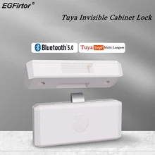 Cerradura inteligente para gabinete, cerrojo Invisible con Bluetooth, Tuya, aplicación inteligente, sin llave, para muebles de oficina y casa