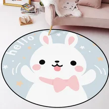 Круглые ковры для гостиной, спальни, коврики, скандинавские геометрические ковры большого размера, ковер для дома, компьютерный стул, пол, дверь, коврик, украшение