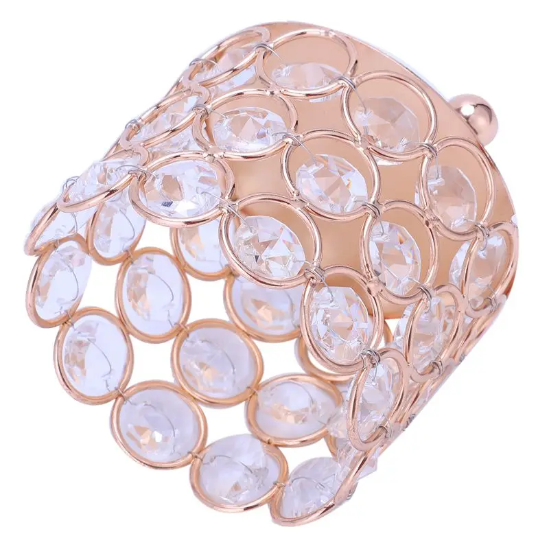 New-Wedding candle holders gold crystal bowl tealight candle stand home decoration candy bar party