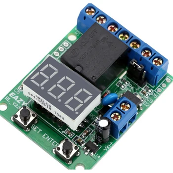 

DC 12V 24V LED Digital Relay Switch Control Board Module Relay Module Voltage Detection Charging Discharge Monitor Test